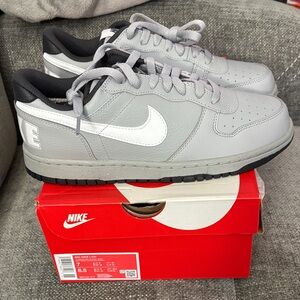 Nike Men’s big dunk low Top Sneakers - Grey/White
